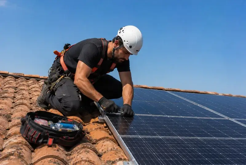 Maintenance et monitoring de panneaux solaires à Montaigu-Vendée